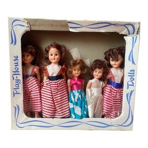 VTG 50s Doll Lot Colgate Palmolive Dolls Hard Plastic Sleep Eyes Jaret & Diamond